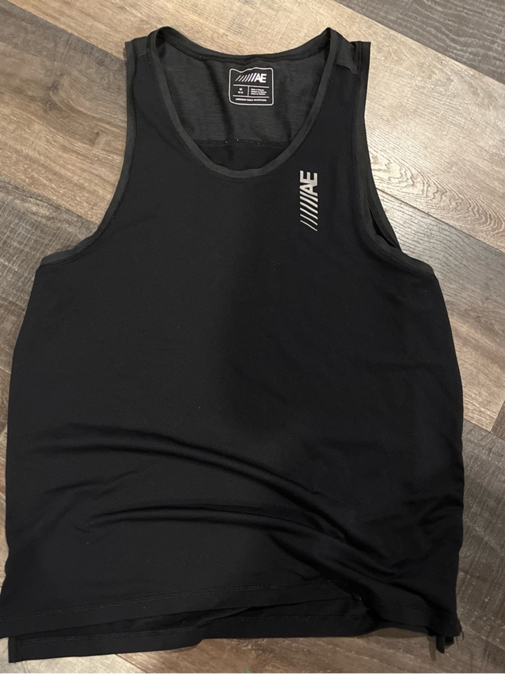 American Eagle Outfitters Black Athletic Tank Top